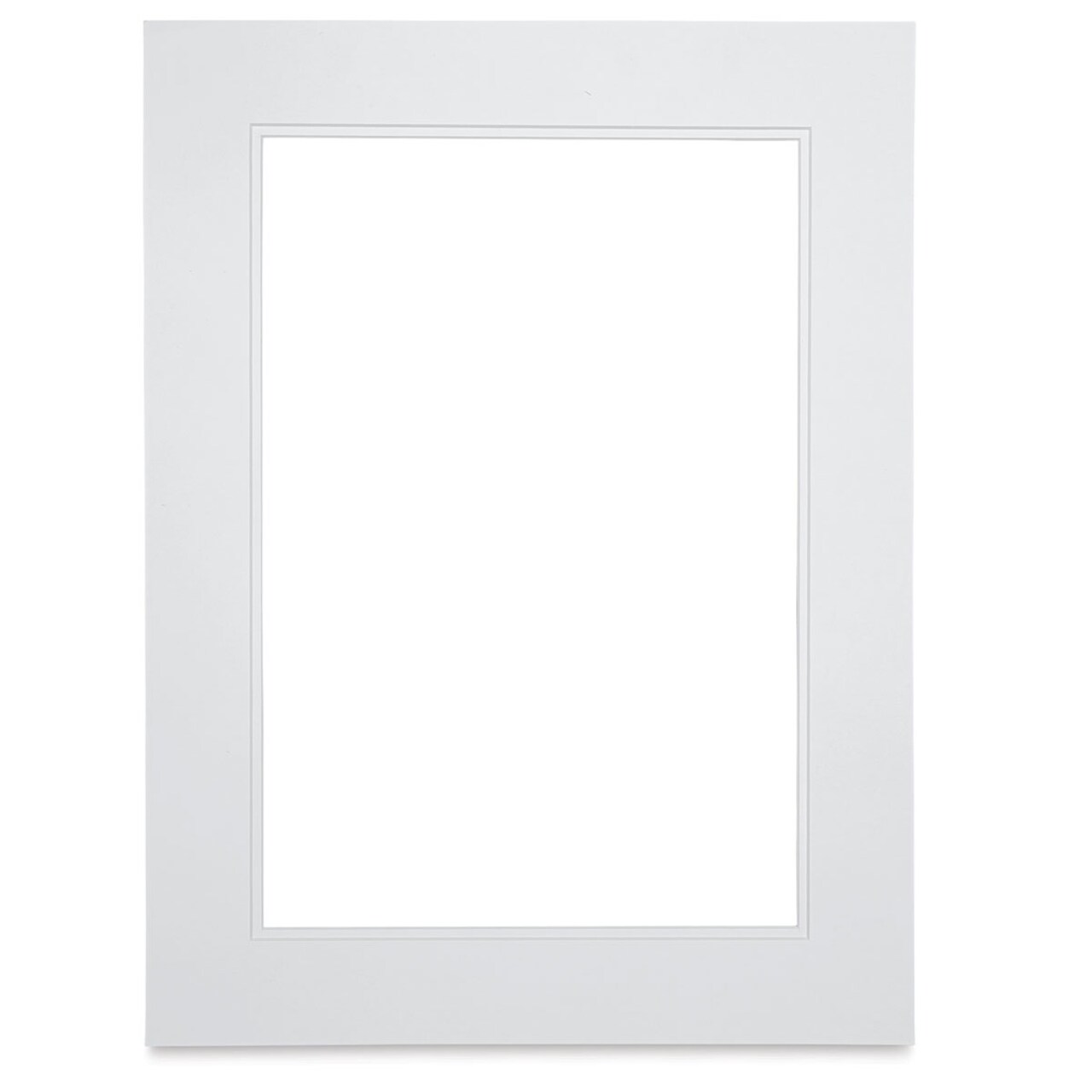 Savage Pre-Cut Double Mat - Polar White/ Polar White, 18" x 24" (13" x 19" Opening)